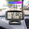 Car Temperature Dashboard Clock,Car Digital Clock Alarm Thermometer LED Clocks