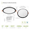 ASD 4 Pack 12 Inch LED Recessed Lighting, 5 CCT