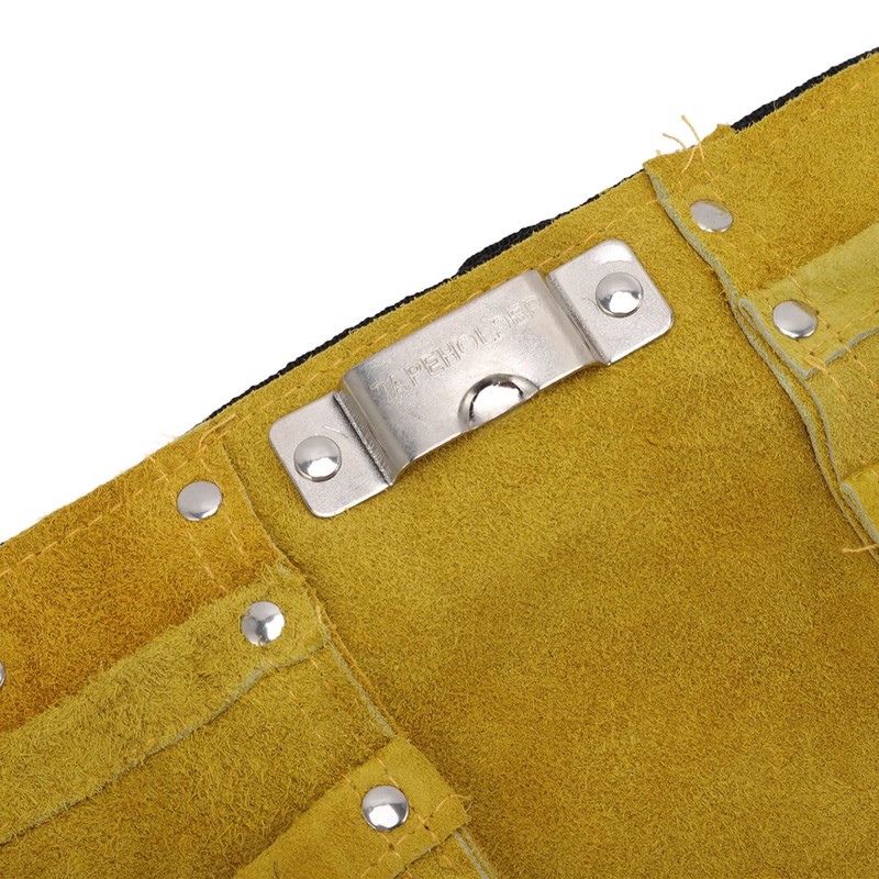 TOPINCN Tool Belt, Multiple Pockets Quick Release Buckle Leather Tool