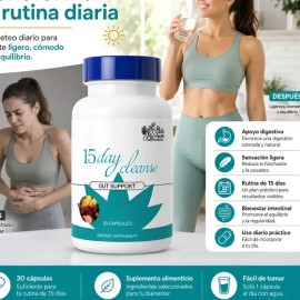Suplemento Alimenticio Para Apoyo Intestinal 30 Cápsulas