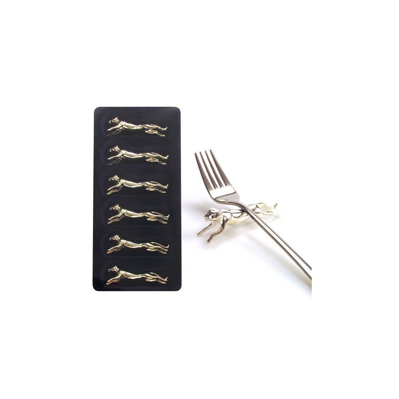 Franquihogar Set of 6 Silver Plated Cutlery Trays