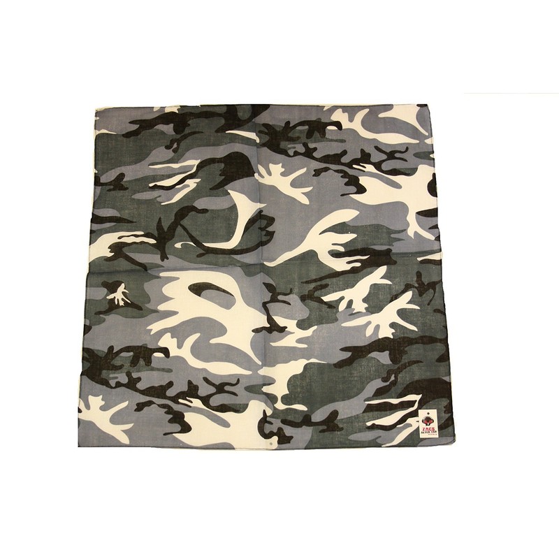 Zac's Alter Ego Army Camouflage Bandana, Neckerchief 100% Cotton