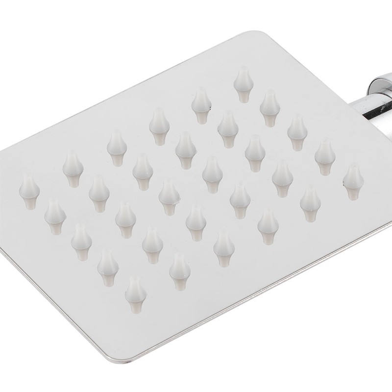 G1/2in Thread Handheld Shower Head High Pressure Square Shower Sprayer
