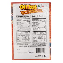 MDM OLLITAS Soft Tamarind flavored candy w/chili in plastic pot 6ct 1b 3.04oz (540g)