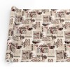 Fabric Tablecloth Washable Table Linen Tablecloth Cotton Polyester Cacao 160