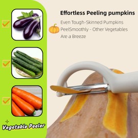 Trez Treamer 6-Piece Vegetable Peelers for Kitchen,Stainless Steel Apple Peeler Set for Veggie Carrot Fruit Zucchini Cucumber Peeler Sharp Potatoes & Potato Peeler Bulk with Non-Slip Handle (P)