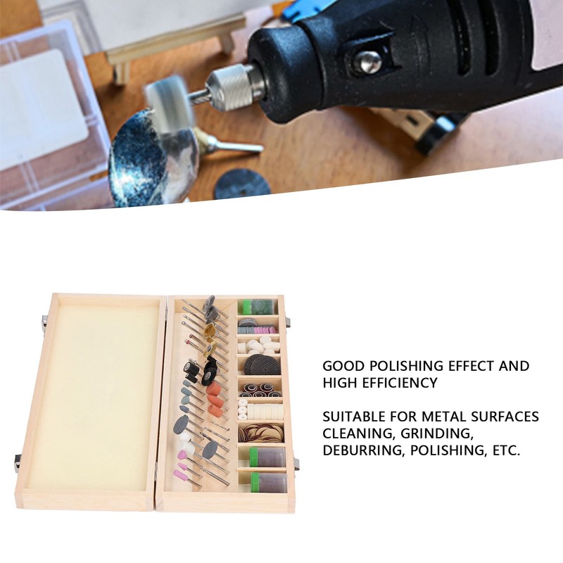 228Pcs Rotary Tool Accessory Kit Small Size High Efficiency Sanding