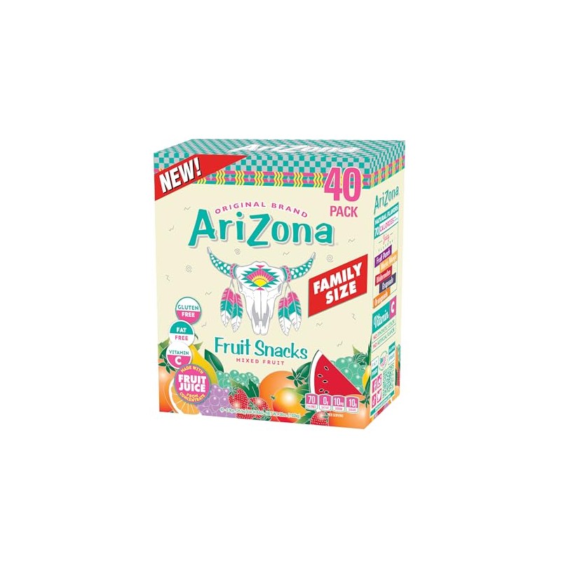 AriZona Mixed Fruit Fruit Snacks - 0.9 oz, 40 count