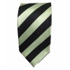 Covona Men's Black-Blue Geometric and Tiny Pattern Tie