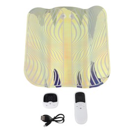 Electric Micro Current Foot Massager Mat Foldable Foot Stimulator Massager Pad 10 Modes 30 Strength Levels for Muscle Relaxation