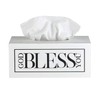 Creative Brands Faithworks - God Bless You Wooden Tissue Box