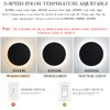 YXTSIMV Modern Minimalist Wall Light White/Black Round Disc Wall Sconce