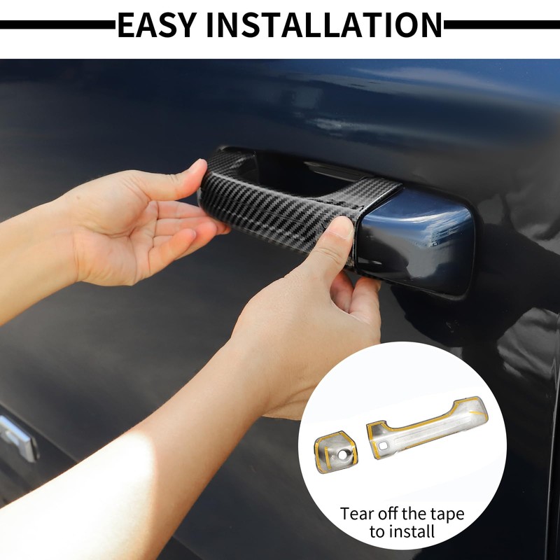 JWWY Door Handle Cover Trim for Dodge Ram 1500 2500