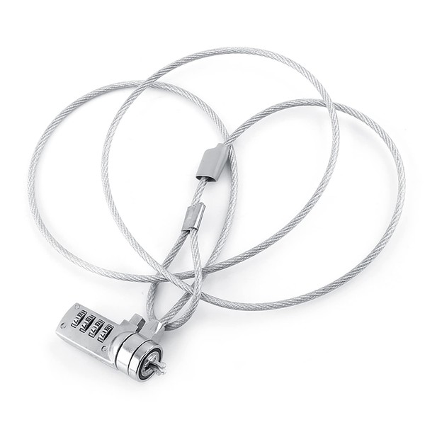 Yctze 4 Digit Password Combination Security Lock Cable Chain for