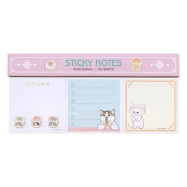 Sunstar Stationery mofusand Sticky Notes, Pink, S2841487