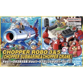 Bandai Chopper Robo 3&5 [Chopper Submarine & Chopper Crane] (One Piece)