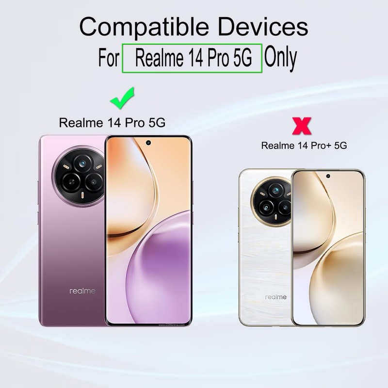 Ibywind 2 Protector Pantalla compatible con Realme 14 Pro 5G