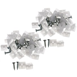 50Pcs Furniture Chest Drawer Bottom Repair Fixing Mend Mending Wedges White