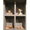 KEEPKAP Pig Statue Mini Pig Figurine, Resin Home Decor, Lucky