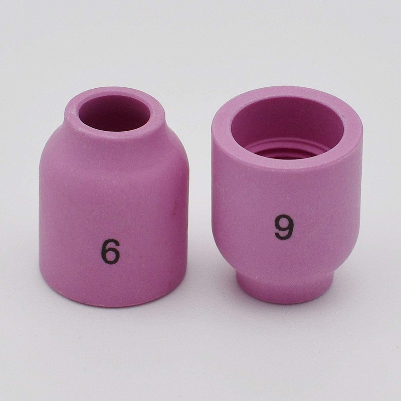 10PK TIG Gas Lens Alumina Nozzle Ceramic Cup 53N60 6#