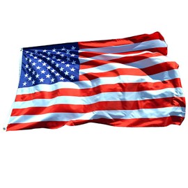 Cosymate US Flag United States Flag USA Flag American Flag 3x5ft with Brass Grommets, Vivid Color, UV Fade Resistant, Canvas Header, Double Stitched, US National Flag, 90x150cm
