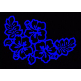 Egl Hibiscus Flower Window Sticker Vinyl Decal Hawaii Aloha Tropical Beach Ocean