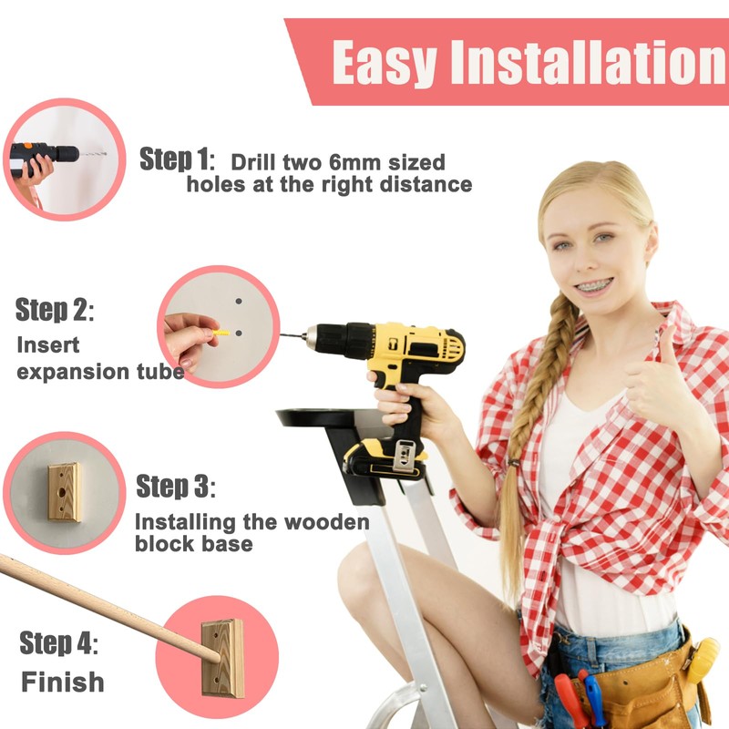 Mobile Wooden Arm, Wall Mounted Suitable for All Cribs 100%