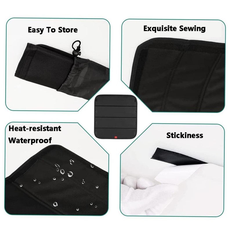 Riloer Magnetic RV Window Shade, Foldable RV Vent Sun Shade