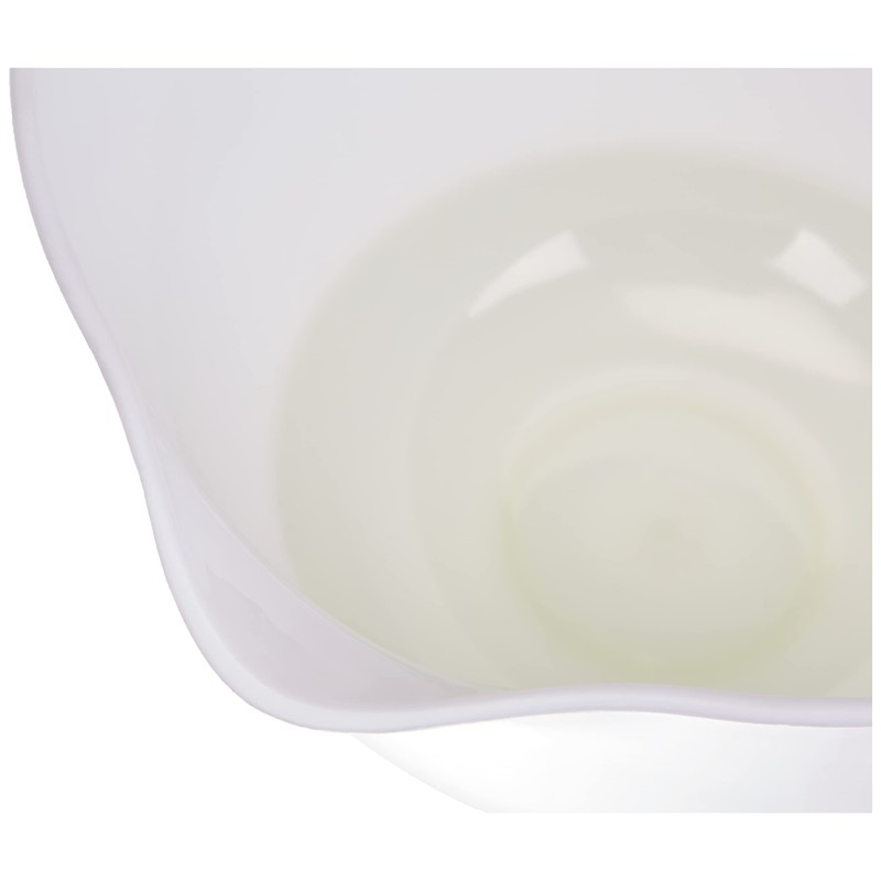 Ibili Mixing Bowl with Non-Slip Base, White/Green, 18 cm