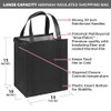 HannahDirect Hannah Insulated Shopping Bag, Black (2 Pack)