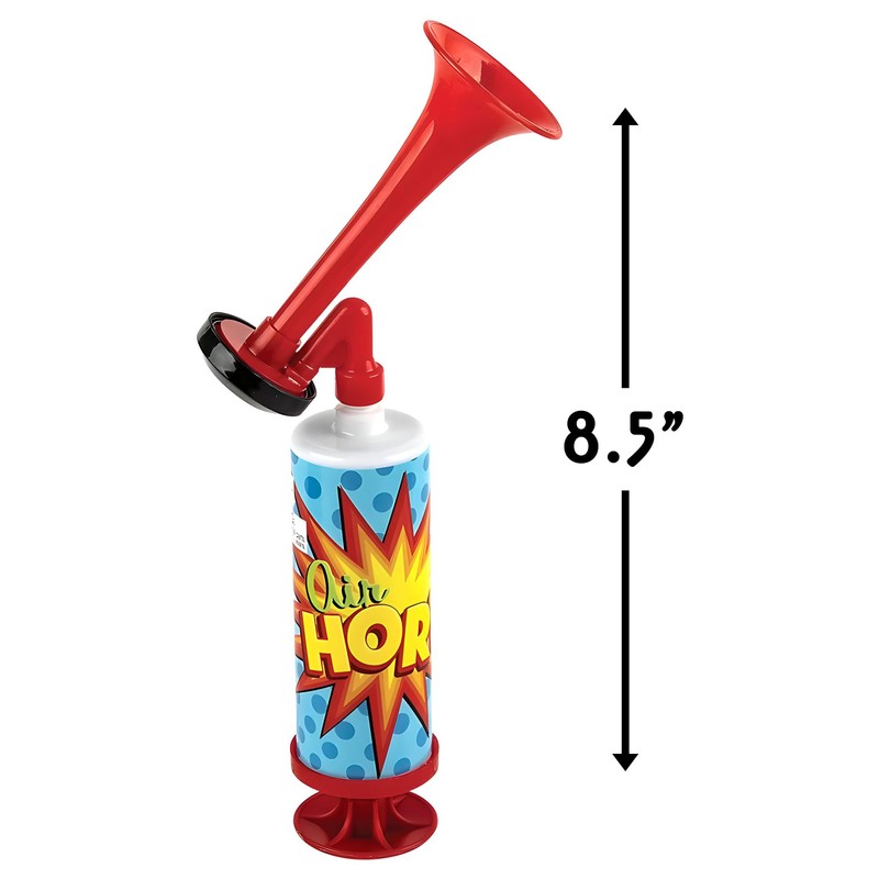 Rhode Island Novelty 8.5 Inch Mini Pump Air Horn, One