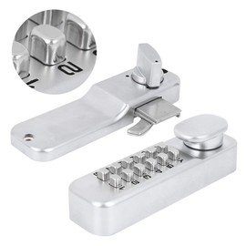 1‑11 Digitals Mechanical Password Door Lock Set, Zinc Alloy Sliding Swing Password Combination Keyless Entry Door Lock for Home, Office (Need a Door Frame if Installed on Glass Door)