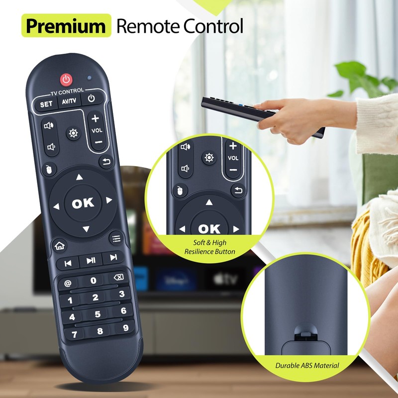RYQIF Replacement Remote Control fit for X96 Air Smart HDR
