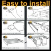 Legines Wall Mounted Clothes Drying Rack 32", Foldable Wall Mount