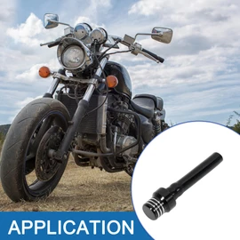 A ABSOPRO ATV Dirt Bike Breather Tube Gas Fuel Tank Cap Cover Air Vent Hose Aluminum Alloy Black