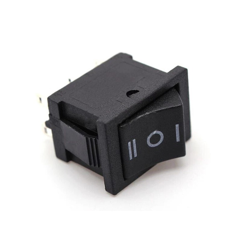 Unbranded/Generic 2x Rocker Switch ON/OFF/ON 6-Pin DPDT Rectangular Car DC