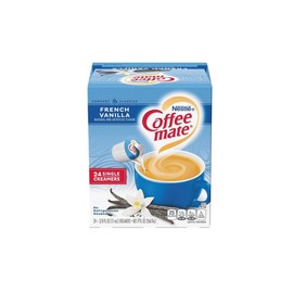 Coffee-mate Nestle Coffee Mate Coffee Creamer Liquid Singles, French Vanilla, 24 Count , 4pk