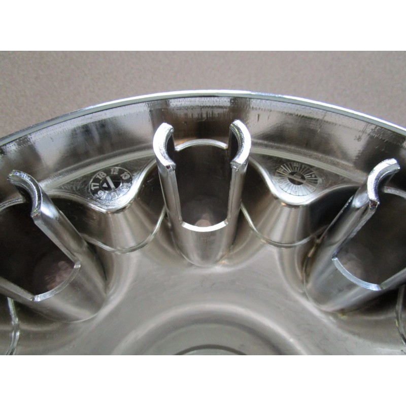 Merhow 8 Lug 6.5" w/ 7/8" Lug Nut Trailer Chrome
