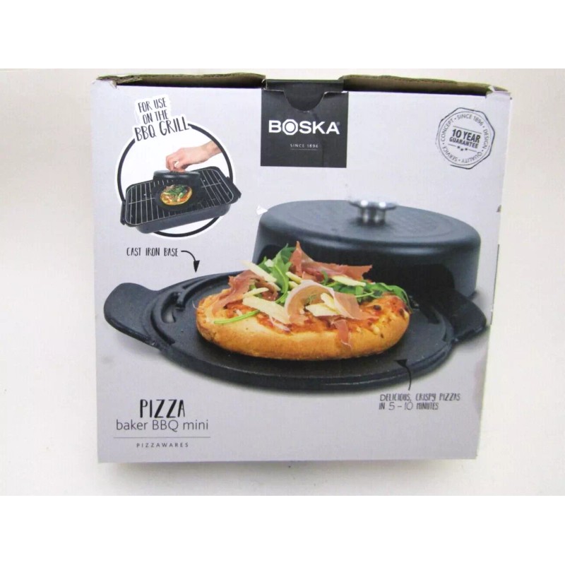 New Holland NIB Boska Holland Cast Iron Pizza Baker BBQ