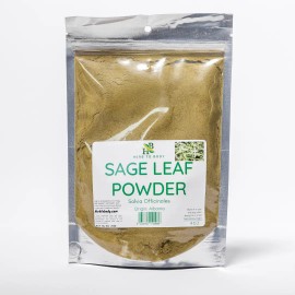 Herb To Body Sage Leaf Powder 4oz | Salvia Officinales | Wildcrafted
