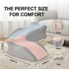 SmileQueen Memory Foam Wedge Pillow for Reading, Legs, Back Support