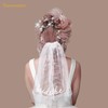 Framendino, Bride to Be Veil Hair Comb with Heart Shaped