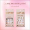 GoldFinger 24 Pcs Press On Toenails, Ready to Wear Fake