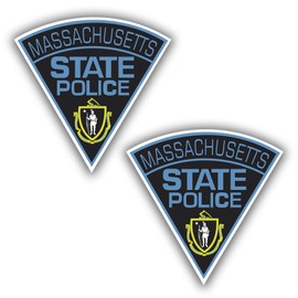 Kramer stickers 4 Inch Massachusetts State Police Sticker for Car Vinyl Decal Window Truck Window Car Bumper Sticker Laptop Decal Motorcycle Helmet