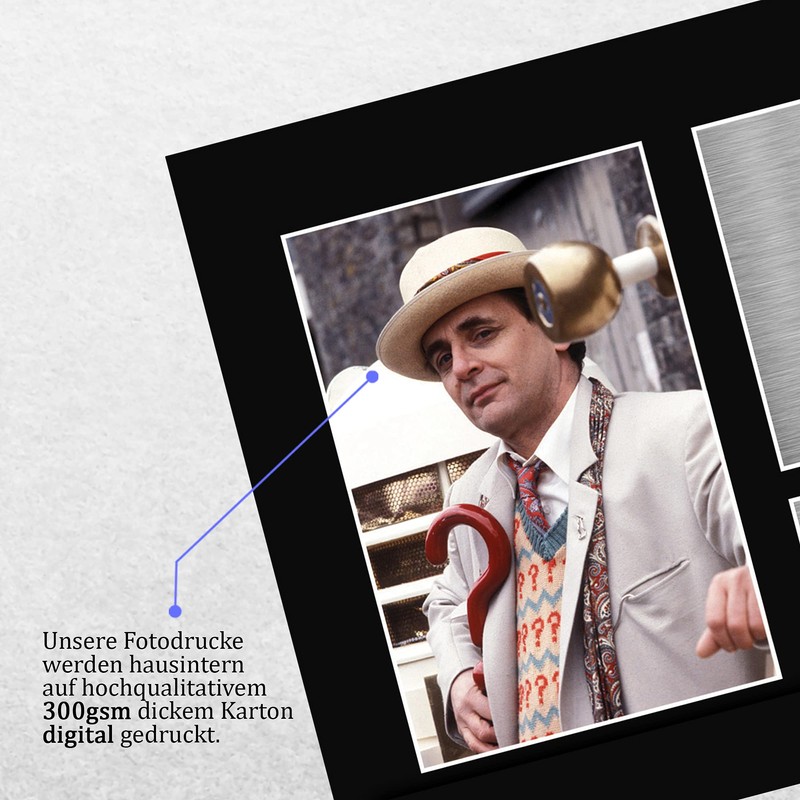 HWC Trading Sylvester McCoy Dr Who Seventh Doctor Gifts A4