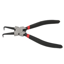 Carbon Steel Rubber Circlip Pliers, Internal Snap Ring Pliers with Immersion Handle for Precise Installation, 7in