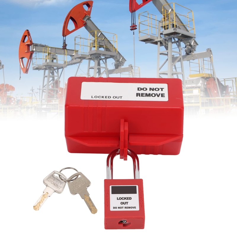Plug Lock Box with Padlock 100?220V Electrical Plug Lockout Device