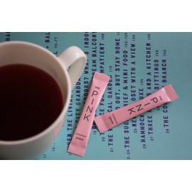 THE PINK - Zero Calorie Calcium Saccharine Sweetener 2000 Individual Serving Stick Packets - U Parve/Kosher