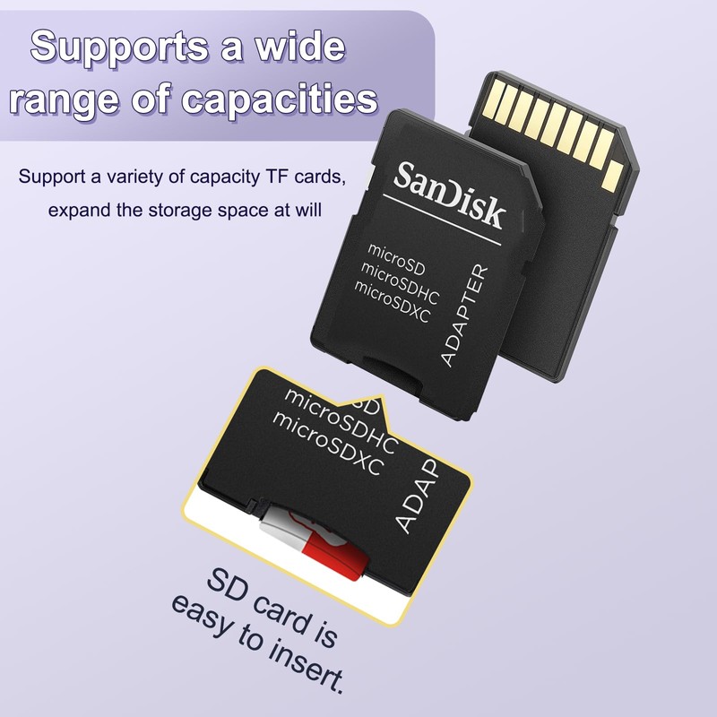 MicroSD Micro SD to SD HC SDHC Memory Card Adapter