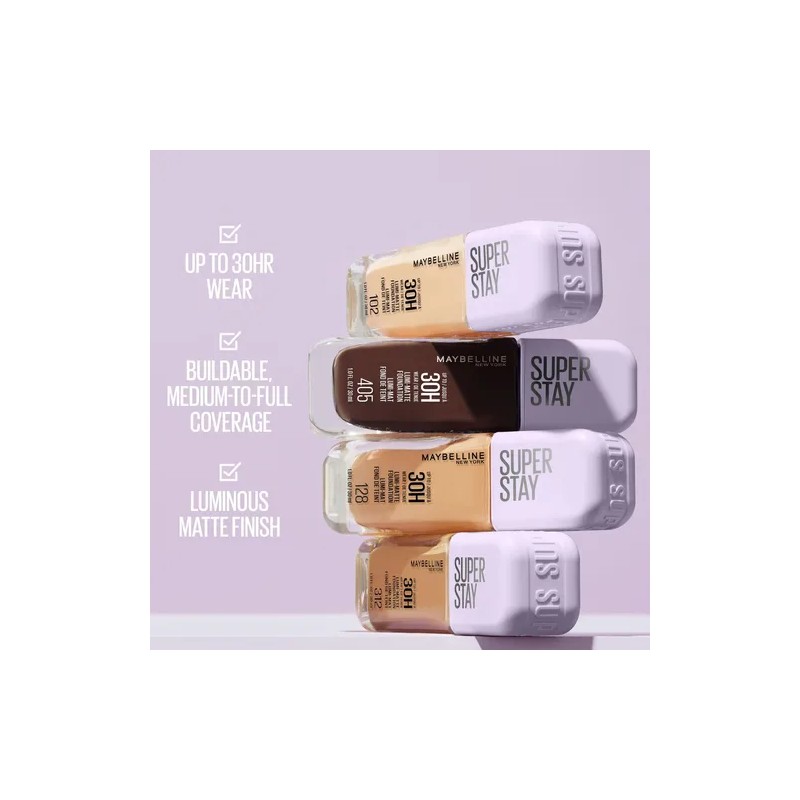 Maybelline Super Stay Lumi-matte Foundation 350, 1 Unidad